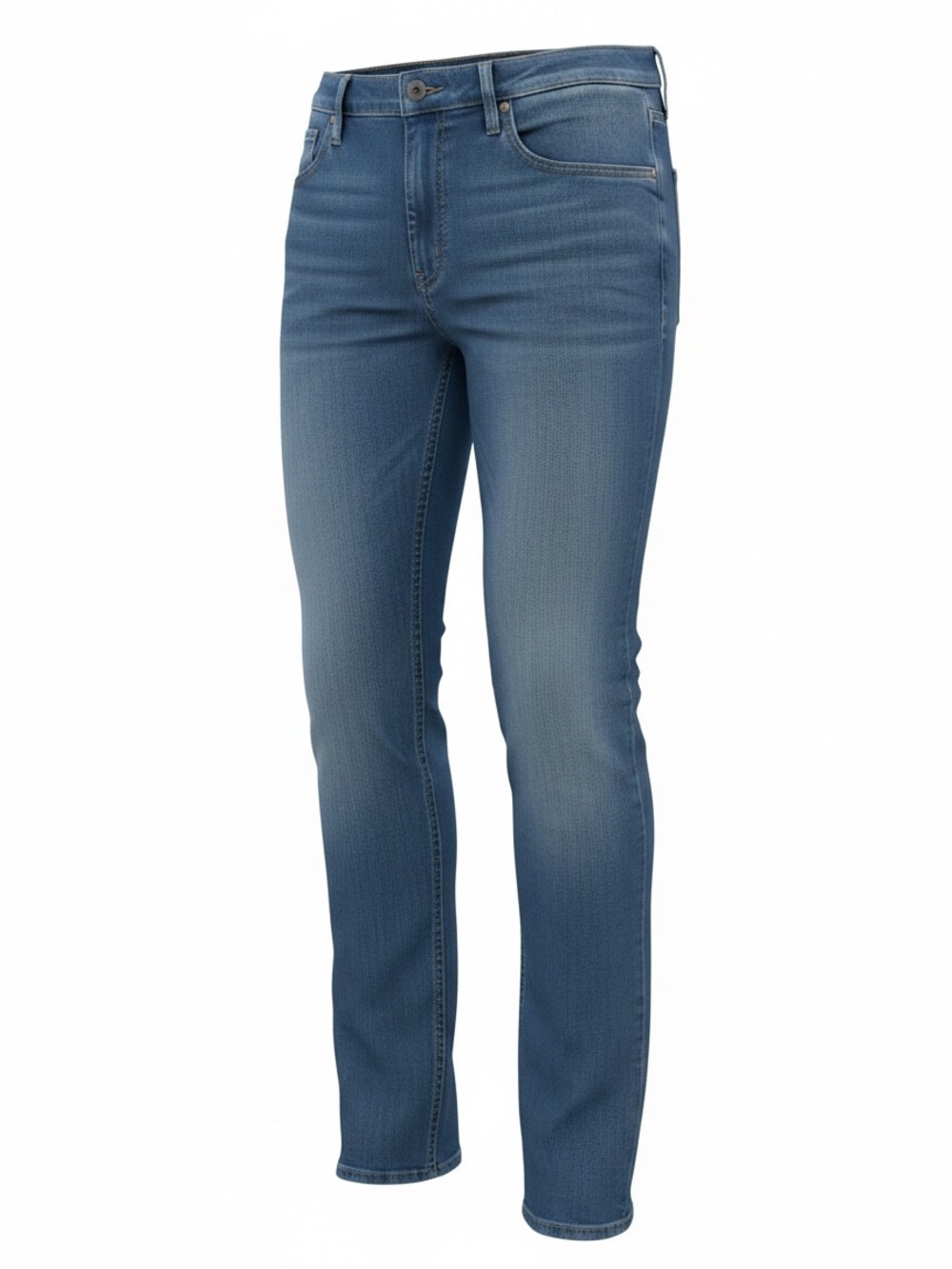 PAIGE Skinny Jeans in Mid Blue Wash